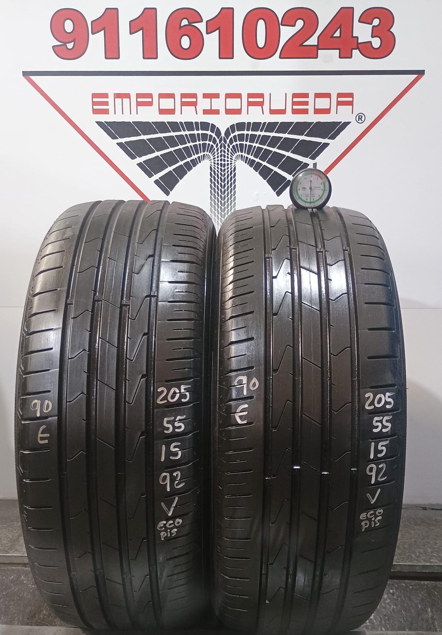 HANKOOK VENTUS PRIME 3 USADO ECONOMICO  205/55 R15 92 V